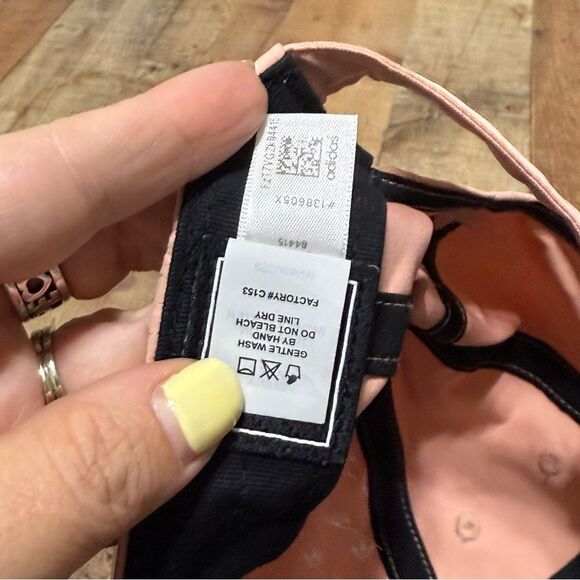 Adidas Women's Fit ORI Relaxed Metal Logo Strapback  Cap Hat DUSTY ROSE - Picture 7 of 11